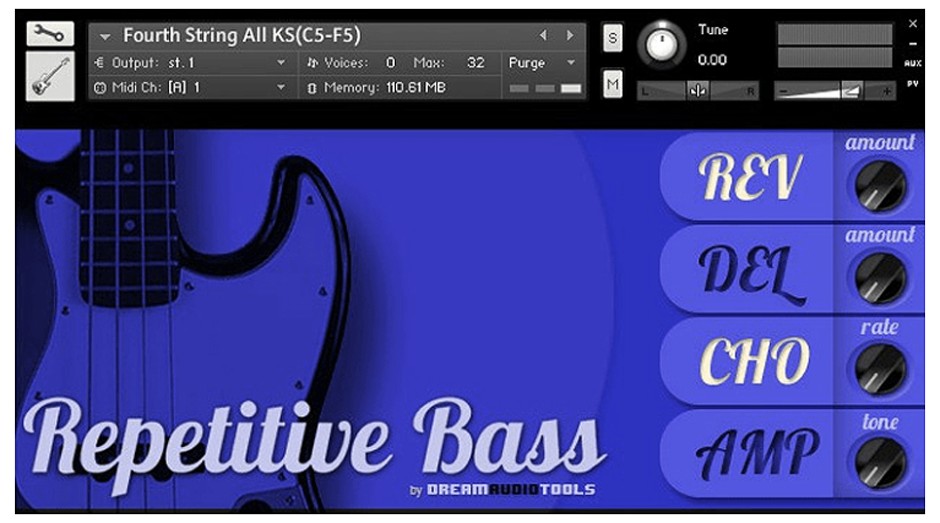 Repetitive Bass GUI Screen