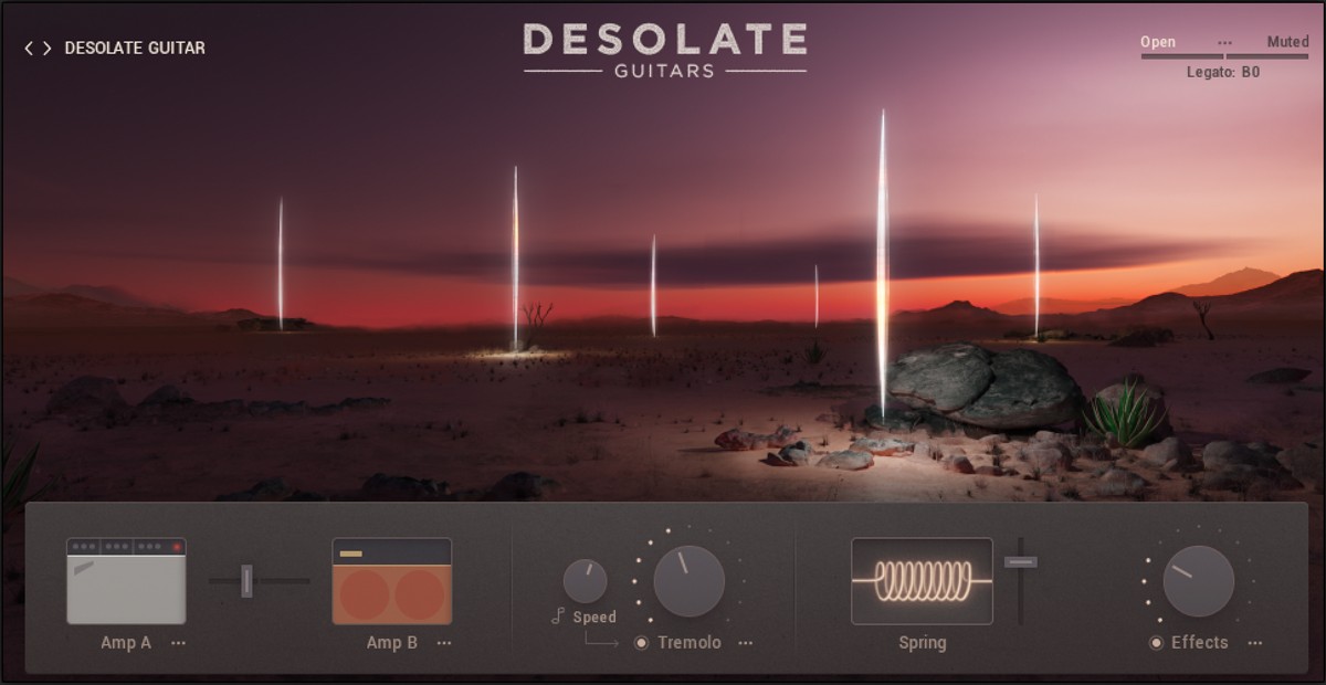 Desolate Guitars Main GUI