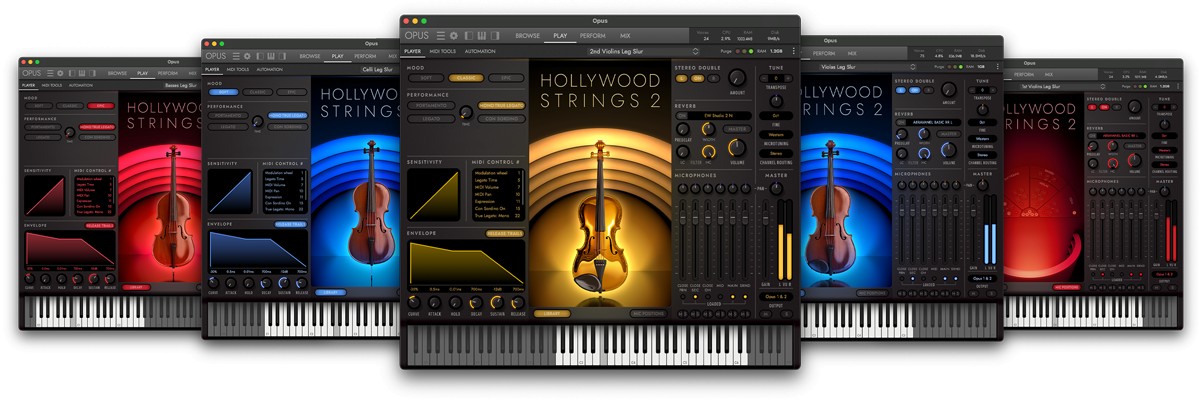 Hollywood Strings 2 GUI Banner