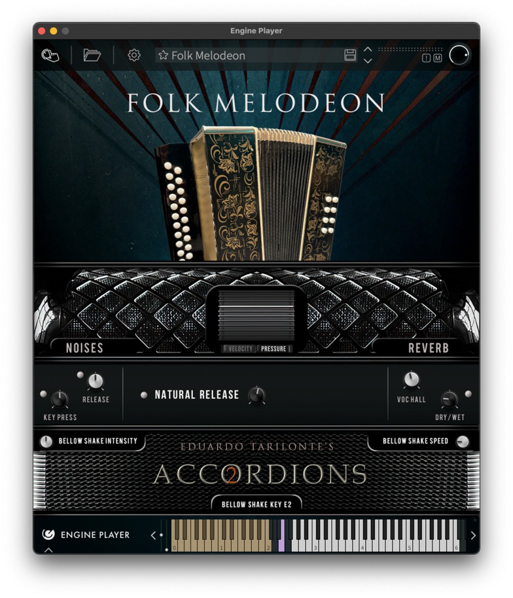 Folk Melodeon GUI