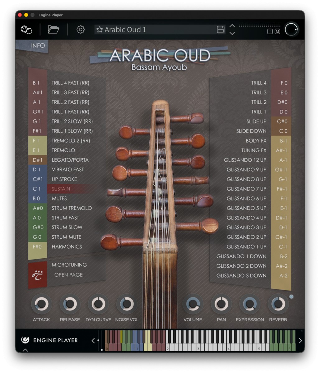 Arabic Oud 1 GUI