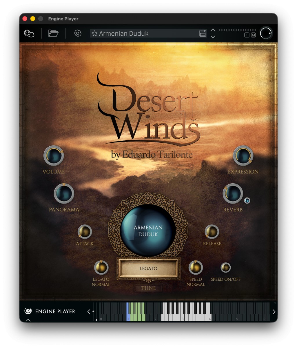 Engine Player Armenian Duduk GUI