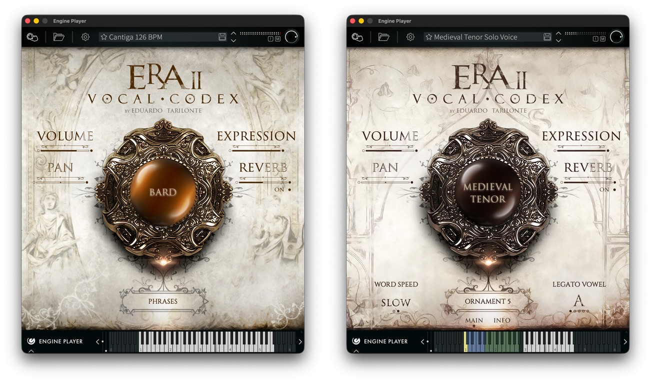 Bard and Medieval Tenor GUi