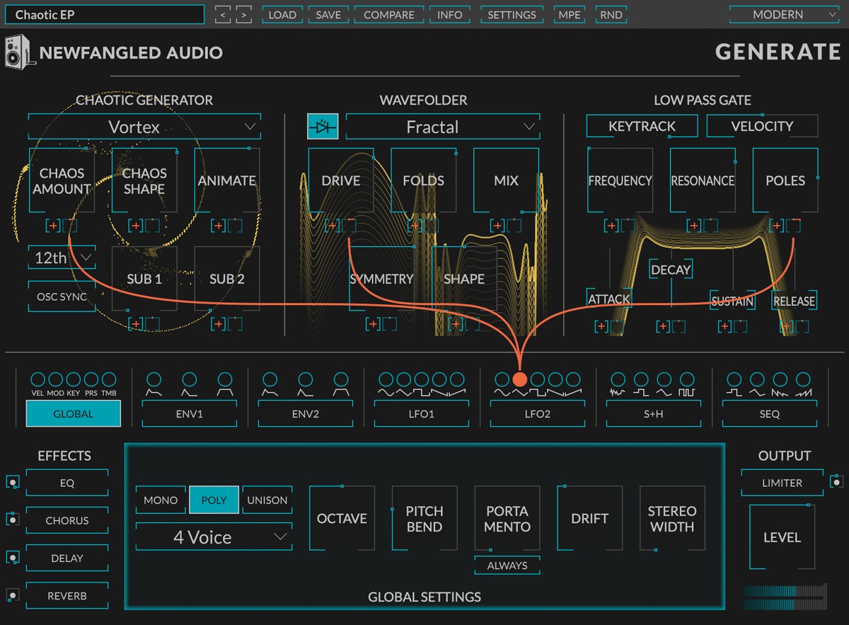 Eventide Generate GUI