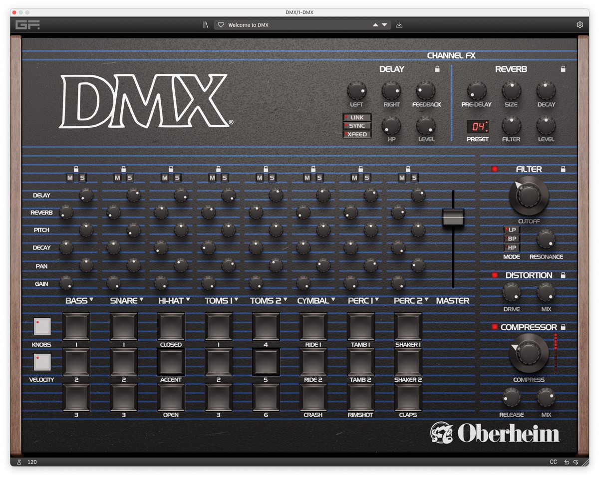 Oberheim DMX GUI