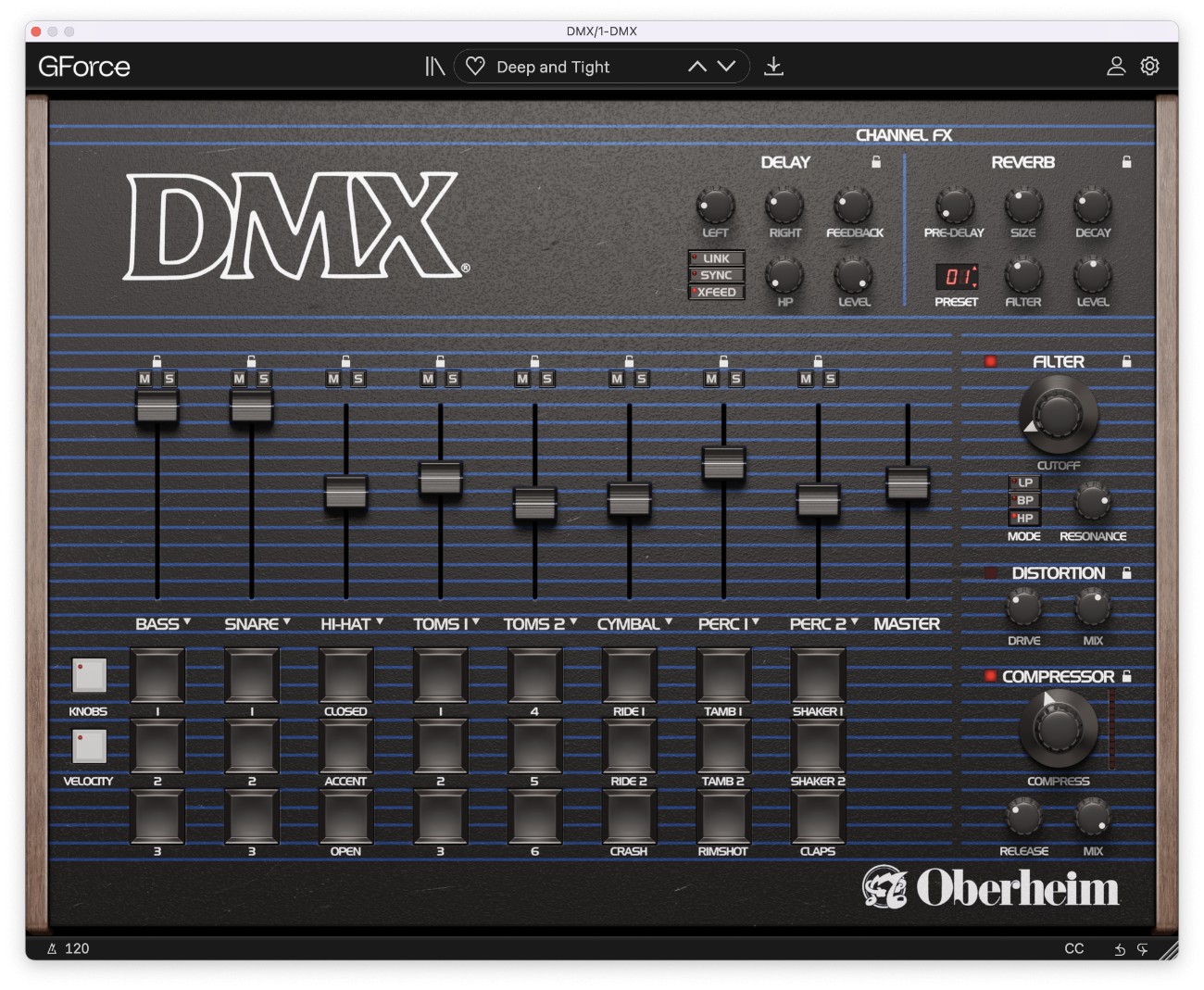 Oberheim DMX GUI