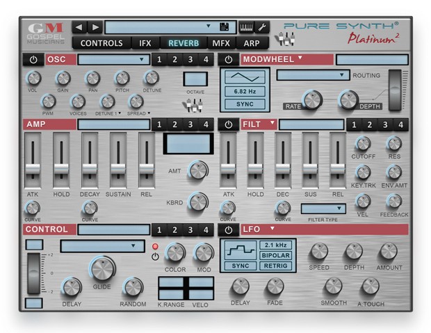 Pure Synth Platinum 2 GUI