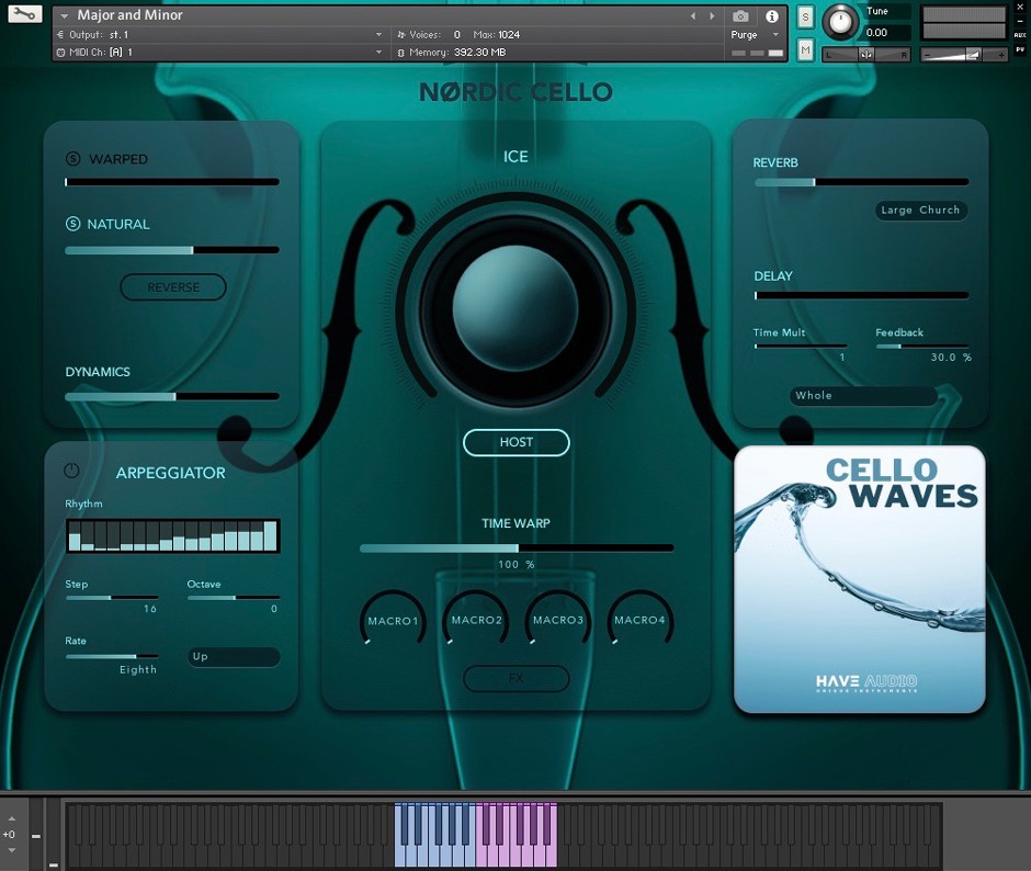 Cello Waves GUI 
