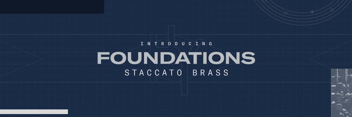 Foundations Staccato Brass Header