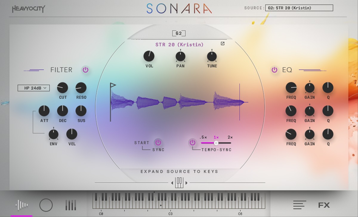 Sonara GUI Menu