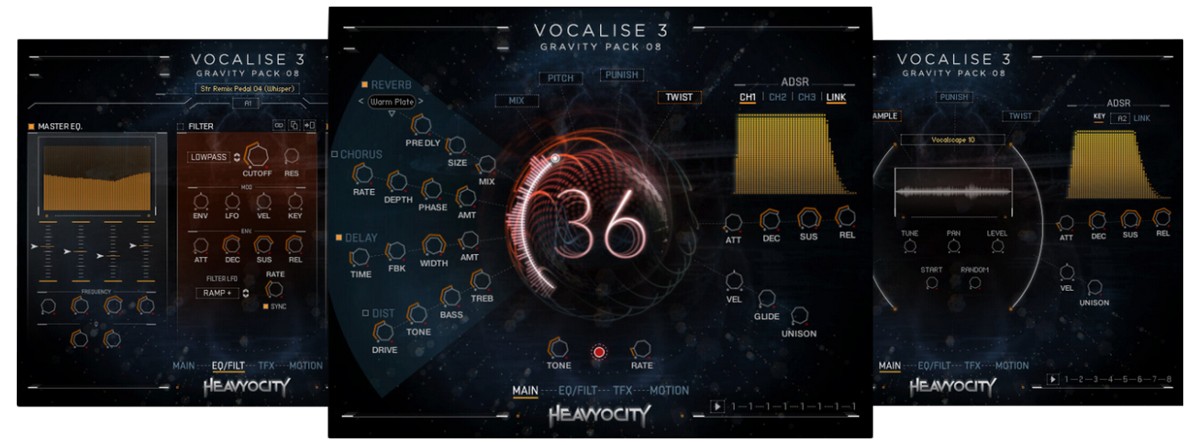 Vocalise 3 GUI
