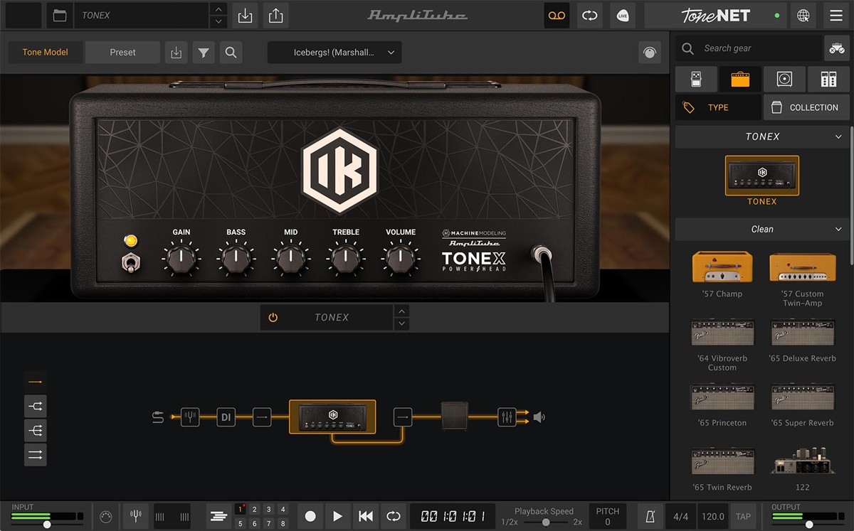 TONEX inside AmpliTube