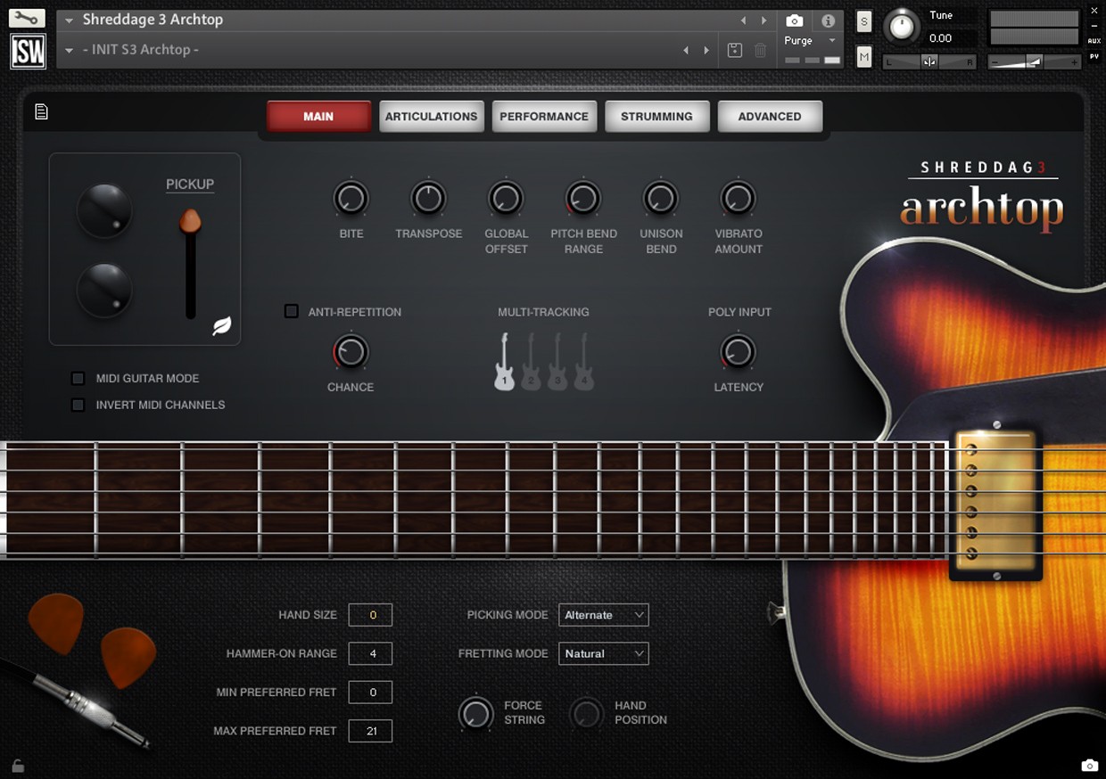 Archtop GUI