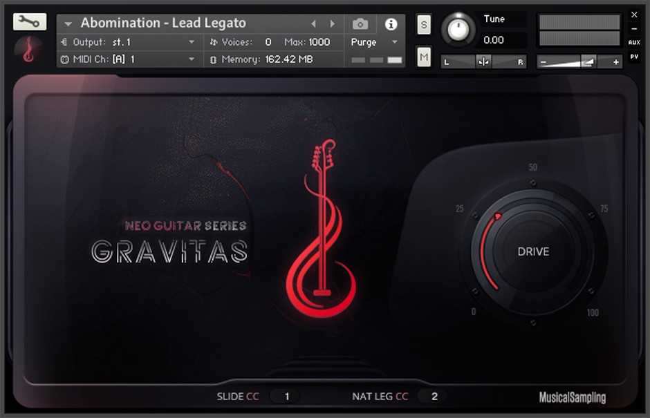 Gravitas Bass GUI