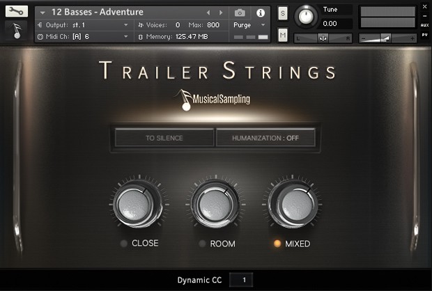 Trailer Strings Main GUI