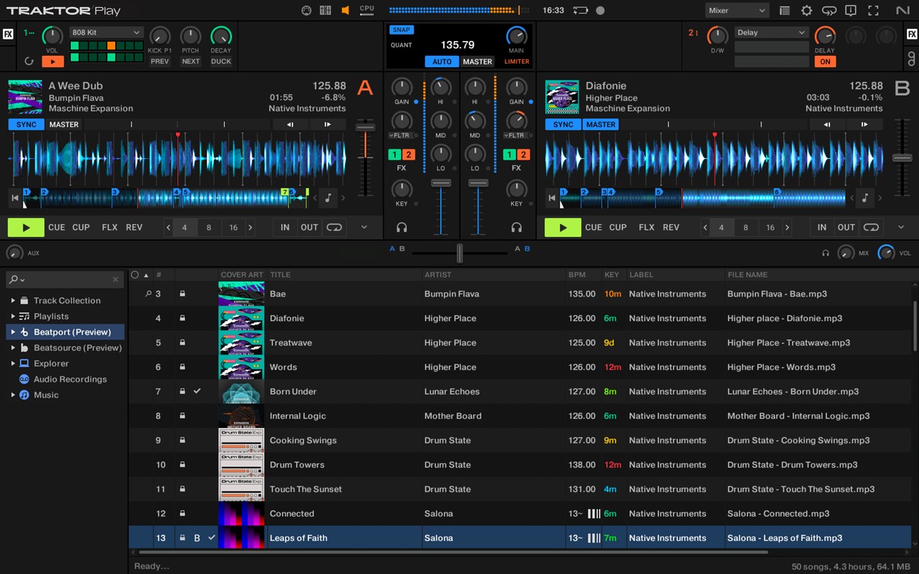 Traktor Play GUI