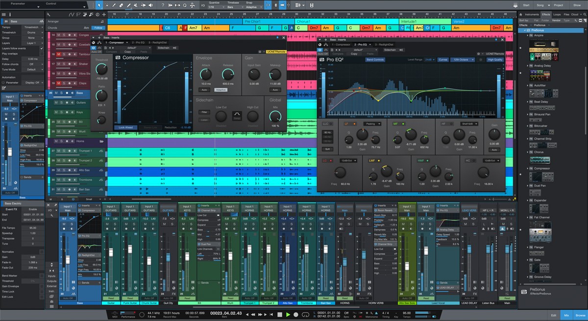 Studio One 5 Pro Main Screen