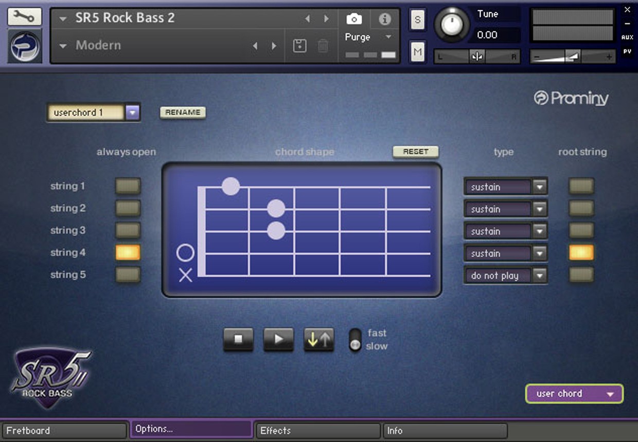 SR5 II Chord GUI