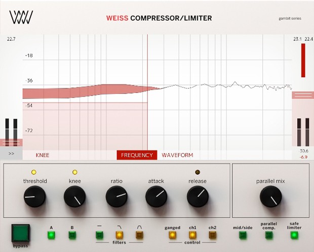 Weiss Compressor/Limiter UI