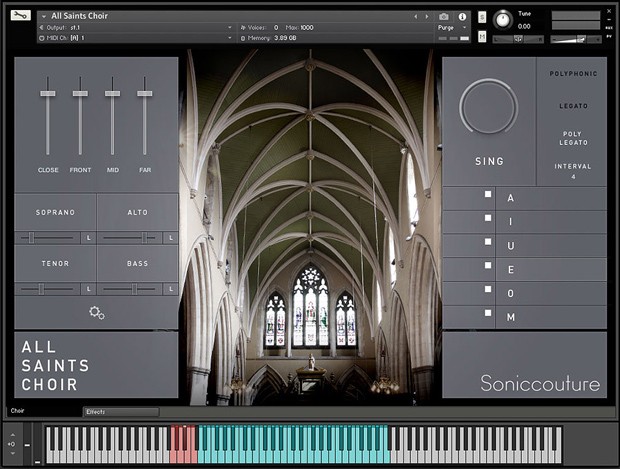 All Saints Choir Main GUI 