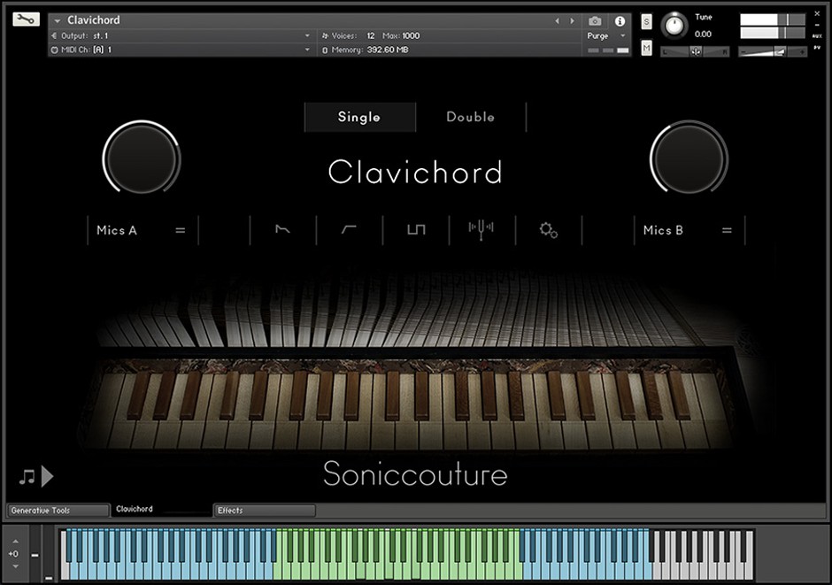 Clavichord GUI