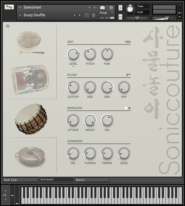 Samulnori Instrument GUI