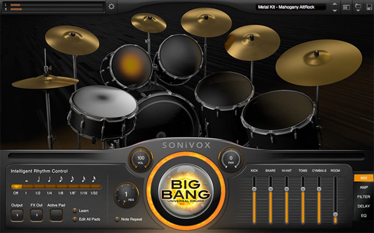 Big Bang Universal Drums GUI