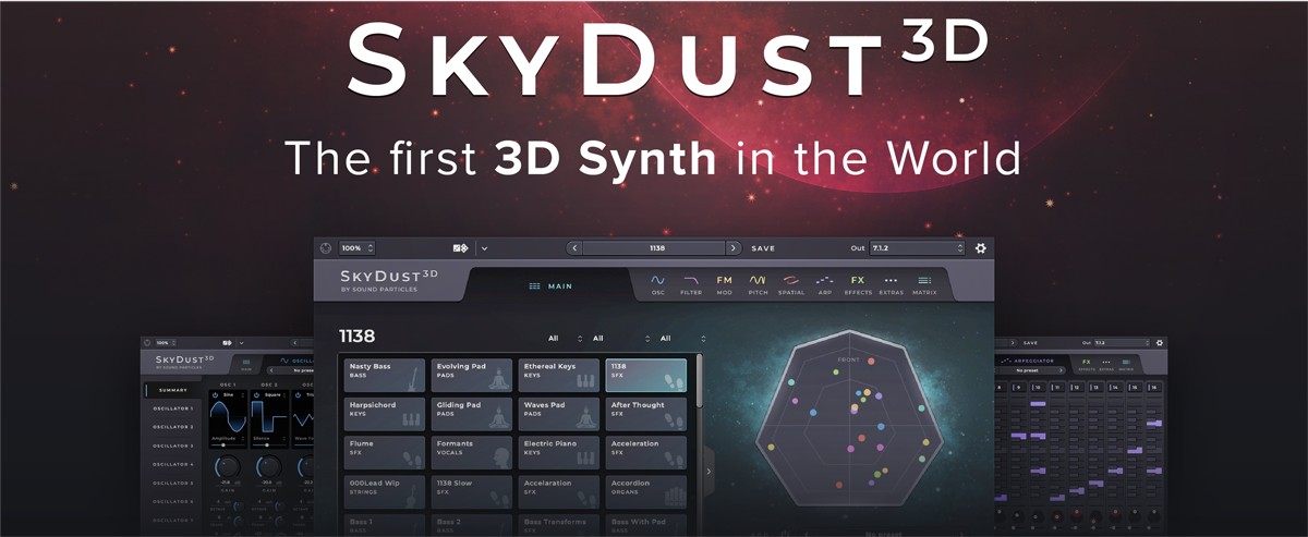 SkyDust 3D Header