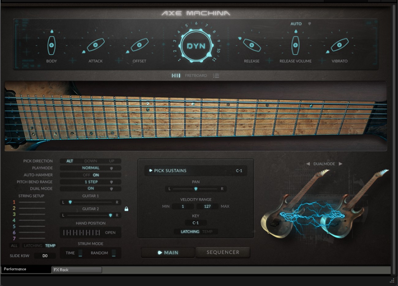 Axe Machina Kontakt Player GUI