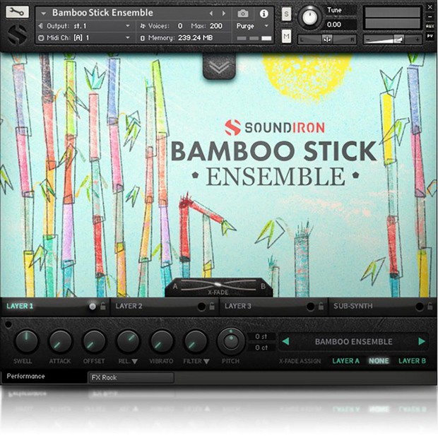 Bamboo Stick Ensemble GUI