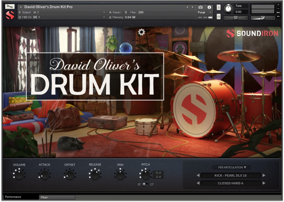 David Oliver Drum Kit GUI