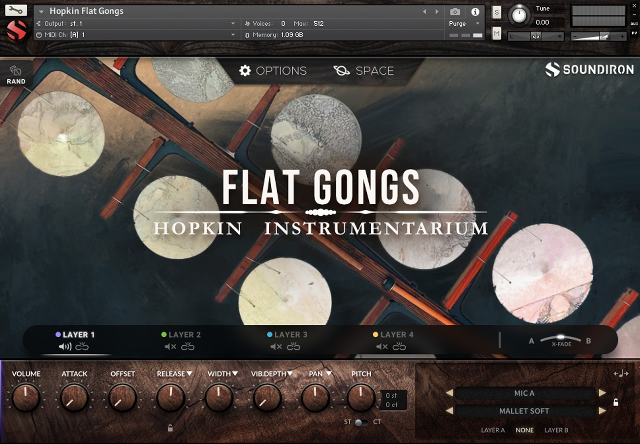 Flat Gongs GUI
