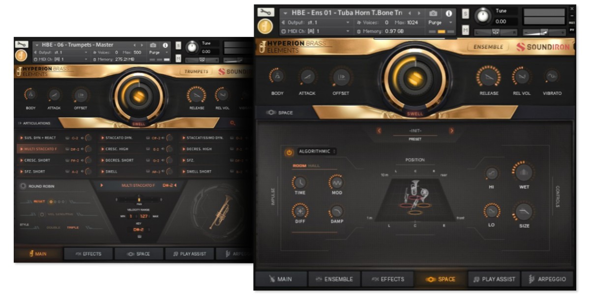 Hyperion Brass Elements Gui