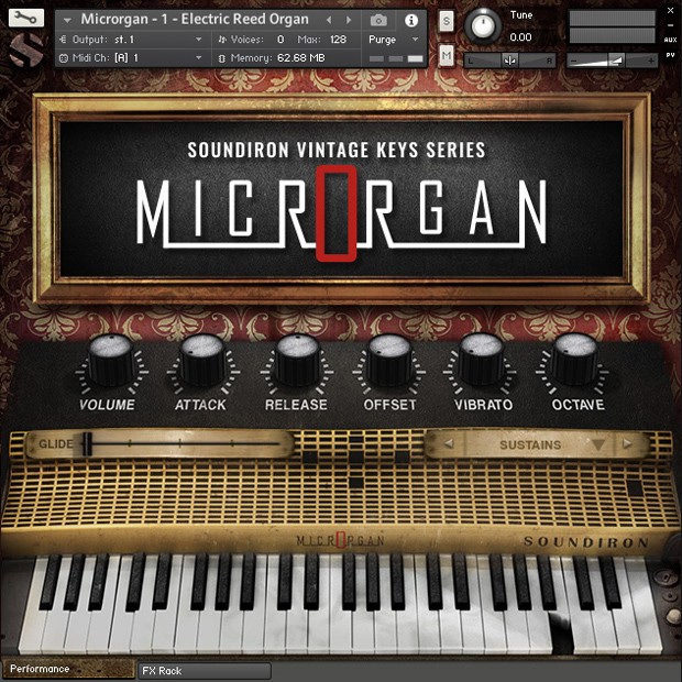 Microrgan GUI Screen