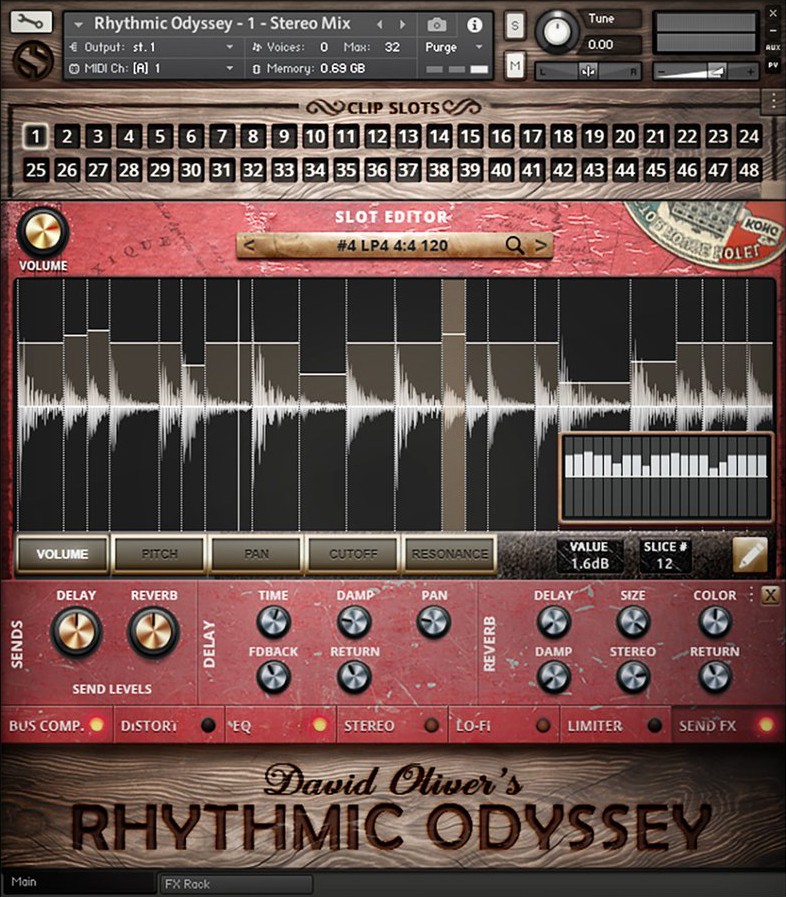 Rhythmic Odessey GUI