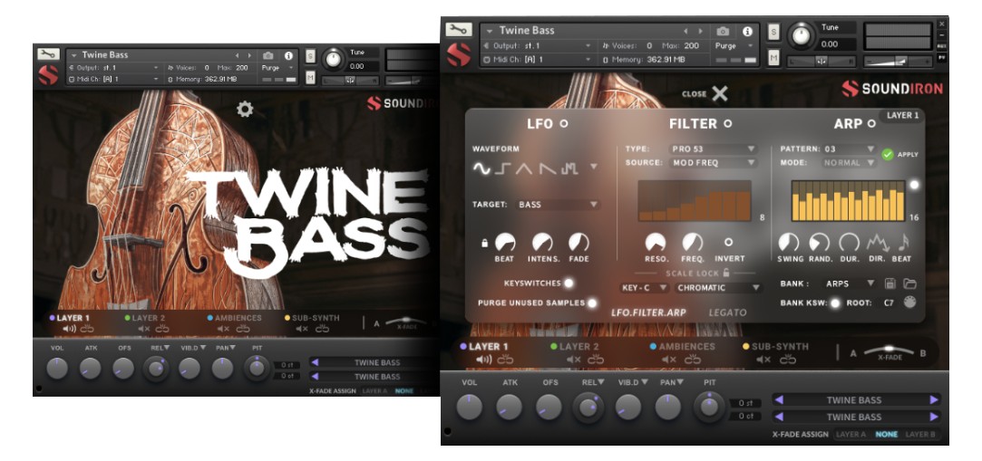 Twine Bass 2.0 GUI