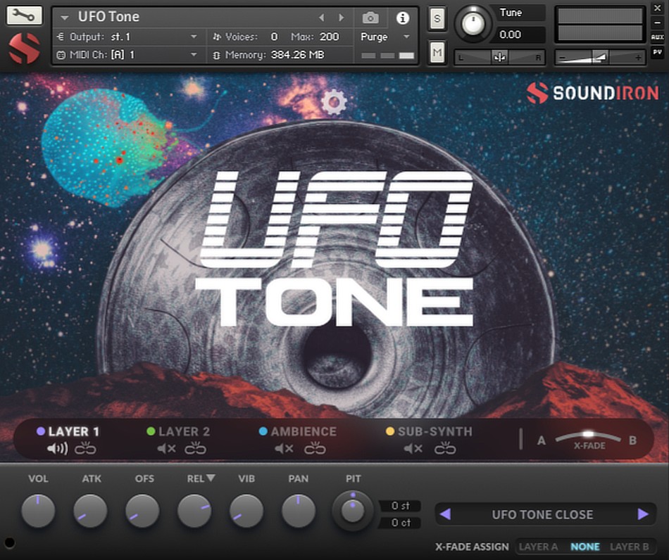 Soundiron UFO Tone gui