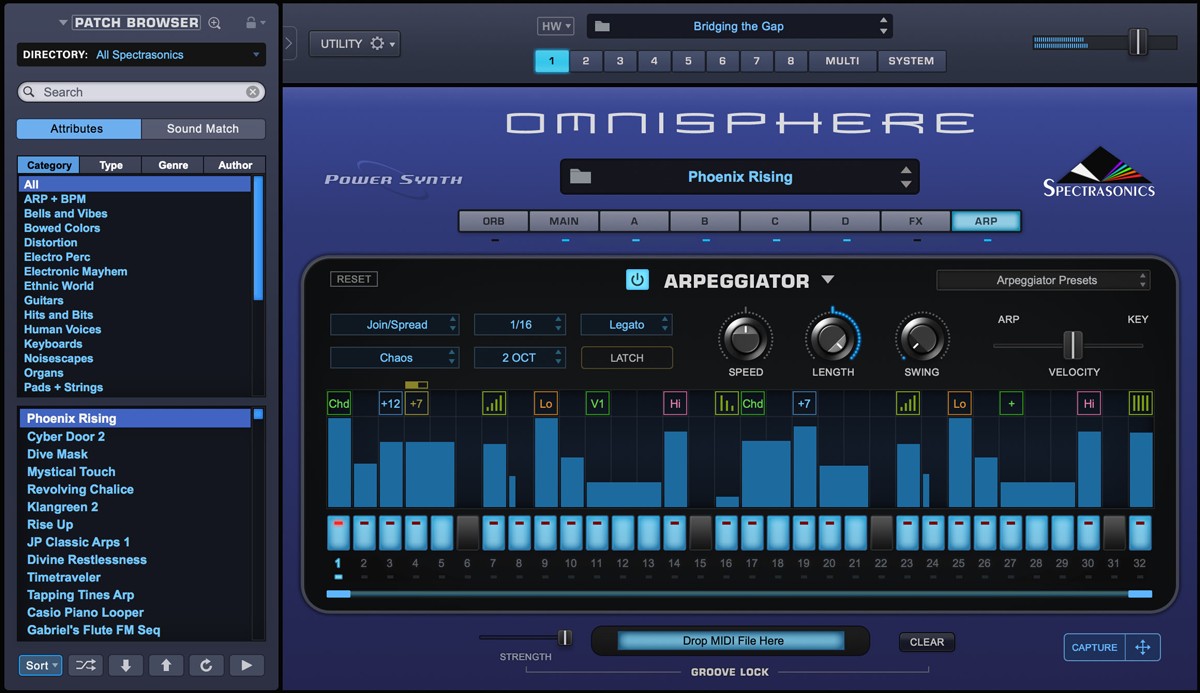 Omnisphere 2 ARP GUI