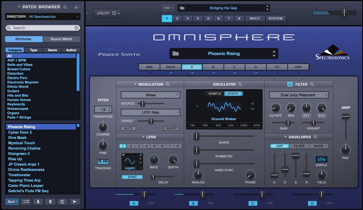 Omnisphere 2 GUI
