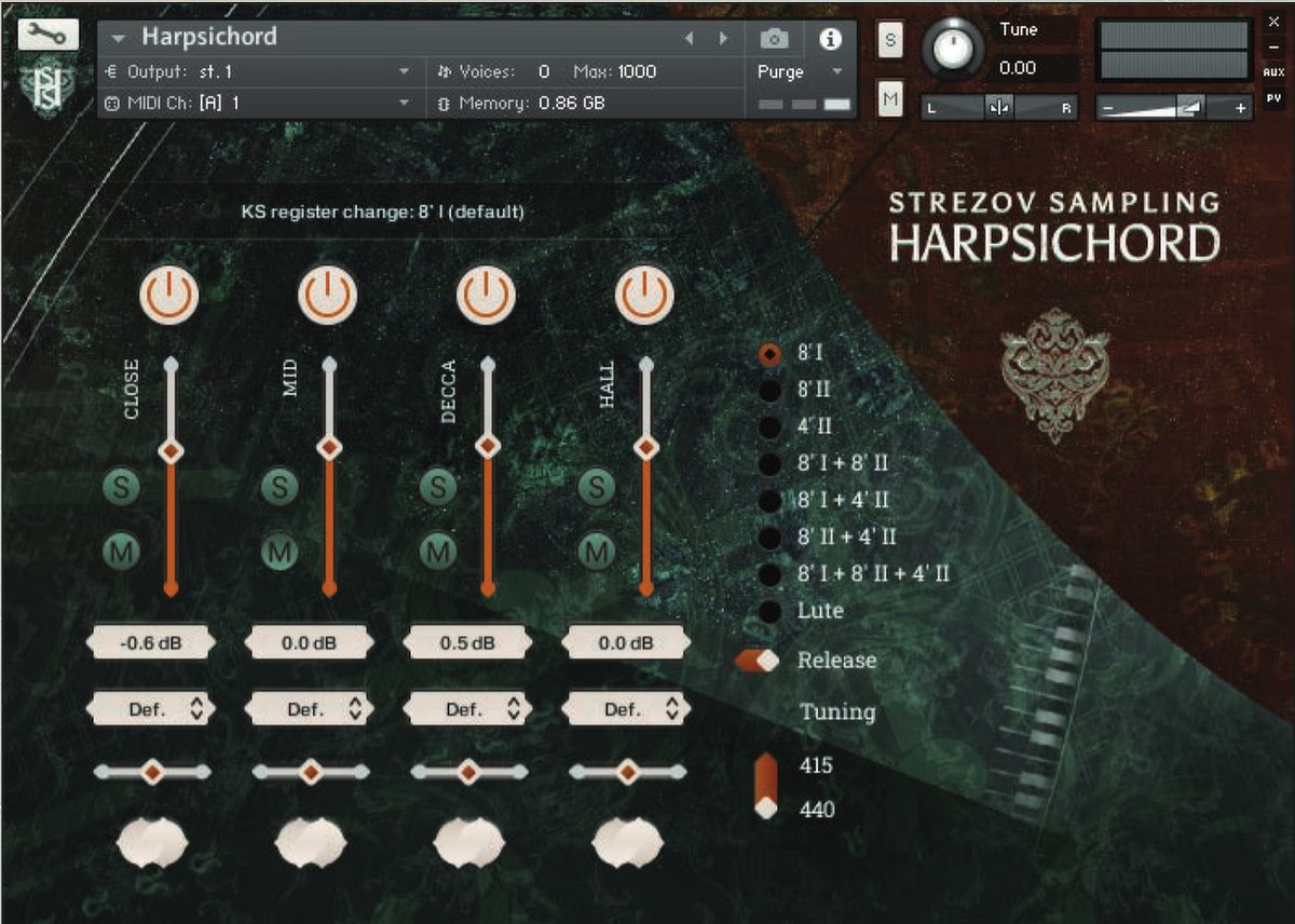 Harpsichord Gui