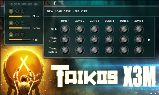 Taikos X3M GUI Screen