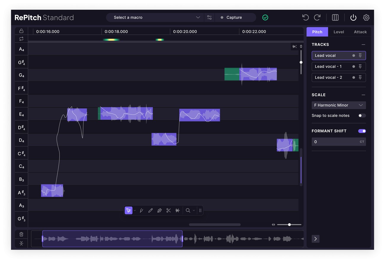 RePitch Standard GUI