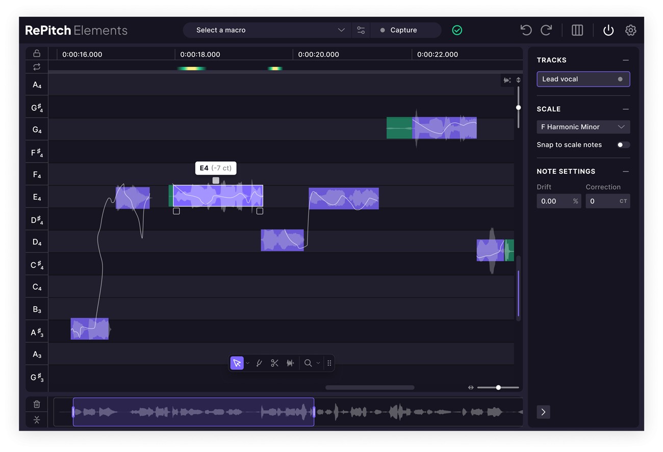 RePitch Elements GUI