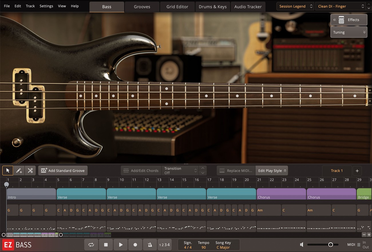 Session Legend GUI