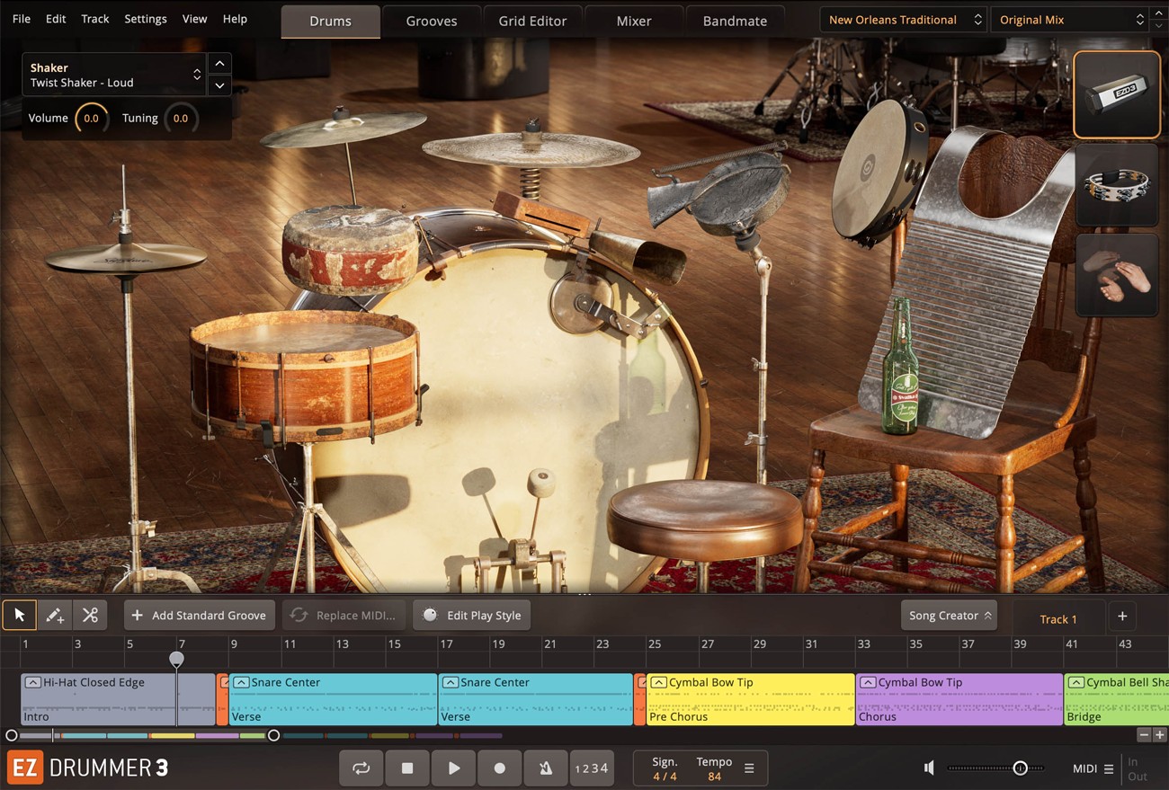 EZX New Orleans Traditional GUI