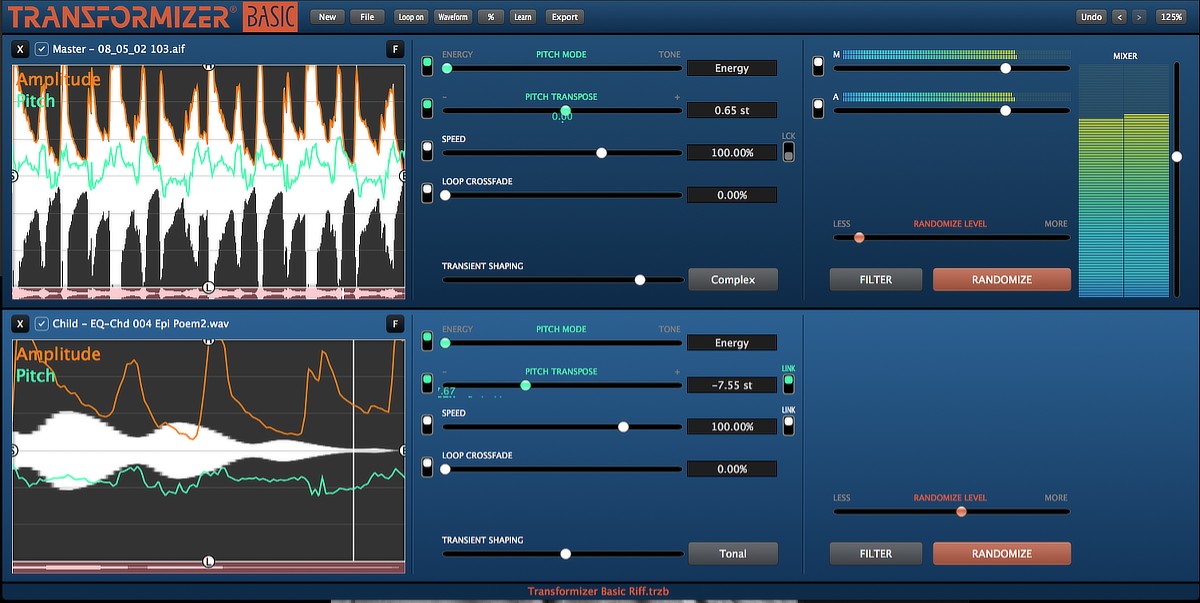 Transformizer Basic GUI