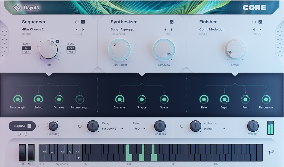 Usynth Core GUI