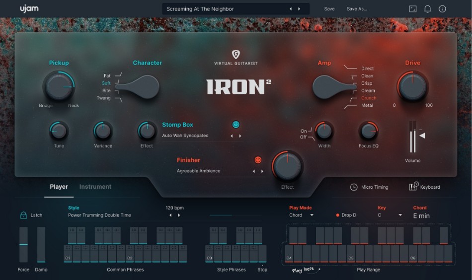 Ujam Virtual Guitarist Iron 2 Gui