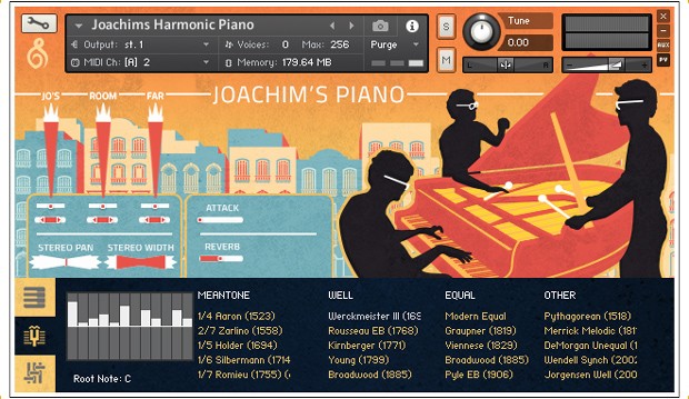 Joachims Piano GUI 2