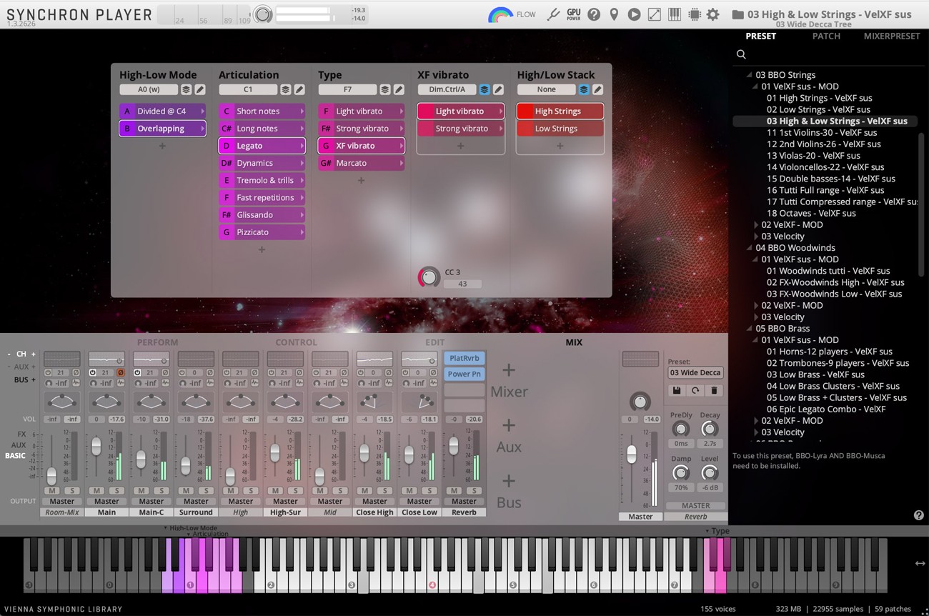 Strings Precision View